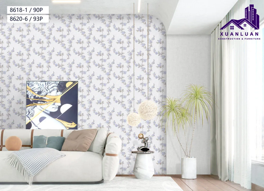 Giấy dán tường màu trắng – Chọn lựa hoàn hảo cho mọi không gian