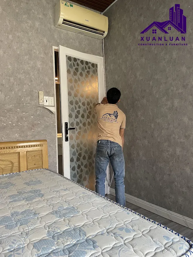 Hướng dẫn dán giấy tường Hàn Quốc