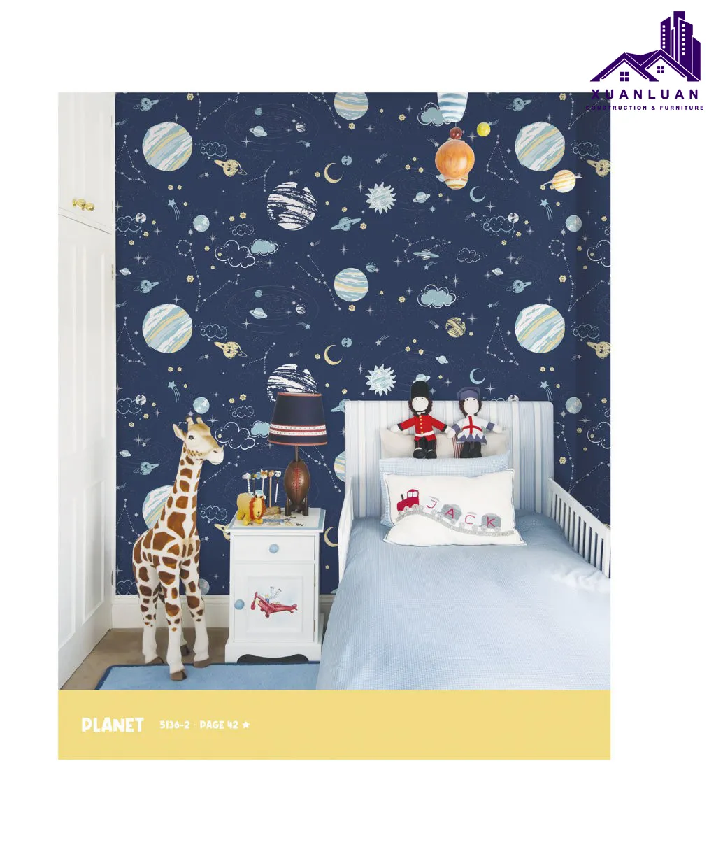 Thi công giấy dán tường trẻ em uy tín, chuyên nghiệp, giá rẻ | 0939.992.588